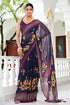 Vasthrlay Fashion Georgette Geometric Printed Ethnic Wear