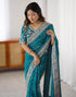 Vasthrlay Georgette Embroidery Unstitched Pink Saree
