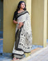 Vasthrlay Printed Weaving Unstitched Red Saree