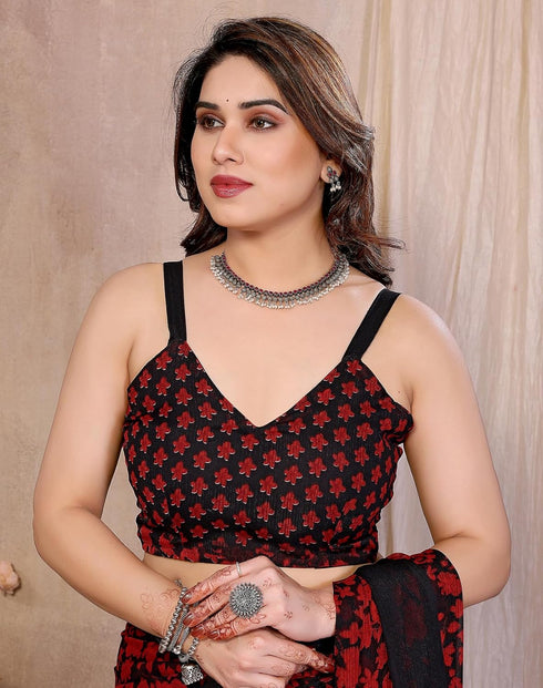 Vasthrlay Georgette Traditional Ethinic Az Ys Vaidika Ethnic Wear