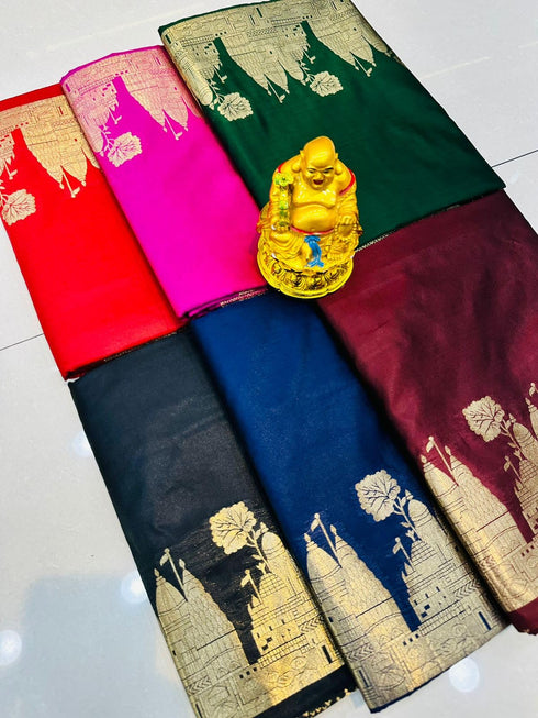 Vasthrlay Banarasi Border Saree