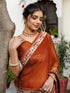 Vasthrlay Chiffon Printed Dark Saree