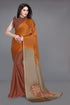 Vasthrlay Fashion Chiffon Printed Grey Ethnic Wear