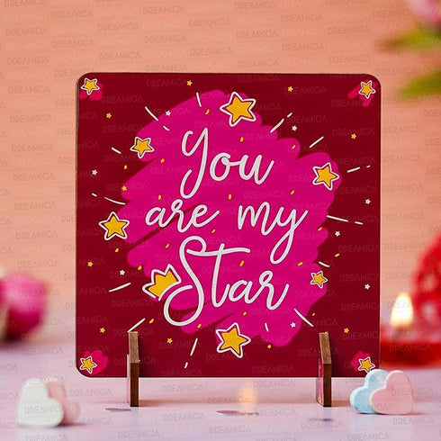 Dreamica Printed I Love You Printed Mug with Standee, 25 Reasons Why I Love You Cards and Keychain | Best Valentine Day Gift