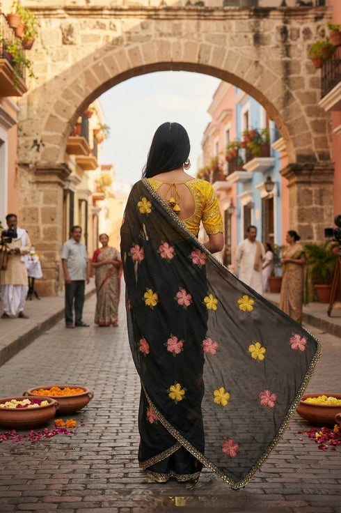 Vasthrlay Floral Saree