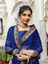 Vasthrlay Chiffon Printed Dark Saree