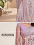 Vasthrlay Embroidery Unstitch Purple Ethnic Wear
