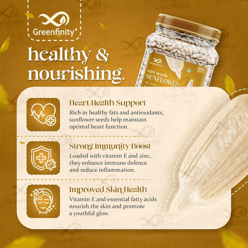 Greenfinity Premium Raw Sunflower Seeds