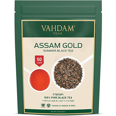Vahdam Tea Assam Gold Summer Black Tea