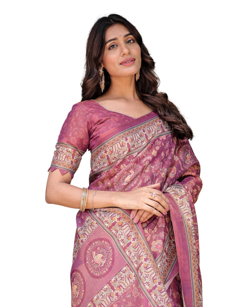 Vasthrlay Handloom Printed Saree