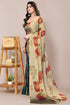 Vasthrlay Fashion Chiffon Printed Grey Ethnic Wear