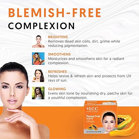VLCC Papaya Fruit Single Facial Kit