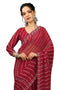 Vasthrlay Fashion Georgette Stripes Navy Ethnic Wear