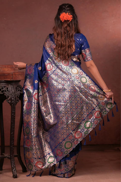 Vasthrlay Kanjivaram Unstitched Blouse Ethnic Wear