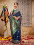 Vasthrlay Weaving Paithani Unstitched Maroon Saree