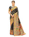 Vasthrlay Banarasi Jacquard Unstitched Grey Saree