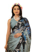 Vasthrlay Fashion Chiffon Rhinstone Embellished Ethnic Wear