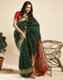 Vasthrlay Paithani Jacquard Unstitched Pink Saree