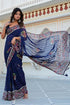 Vasthrlay Fashion Georgette Geometric Printed Ethnic Wear
