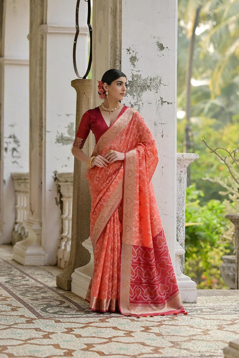 Vasthrlay Pochampally Saree Triangle
