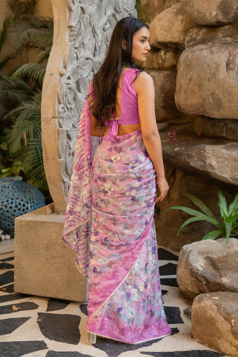 Vasthrlay Fashion Chiffon Printed Ethnic Wear
