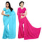 VasthrlayGeorgette Unstitched Pink Free Ethnic Wear