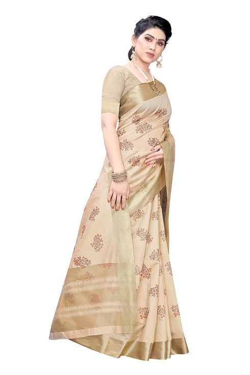 Vasthrlay Kerala Crismistmas Free Size Off White Ethnic Wear