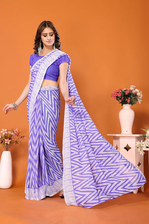 Vasthrlay Trendy Georgette Material Ethnic Wear