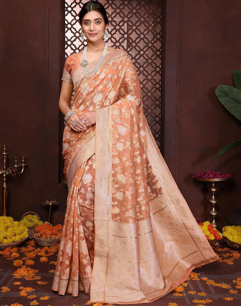 Vasthrlay Kanjivaram Banarasi Wedding Sari Az Ys Yasmin Saree