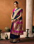 Vasthrlay Paithani Banarasi Unstitched Green Saree