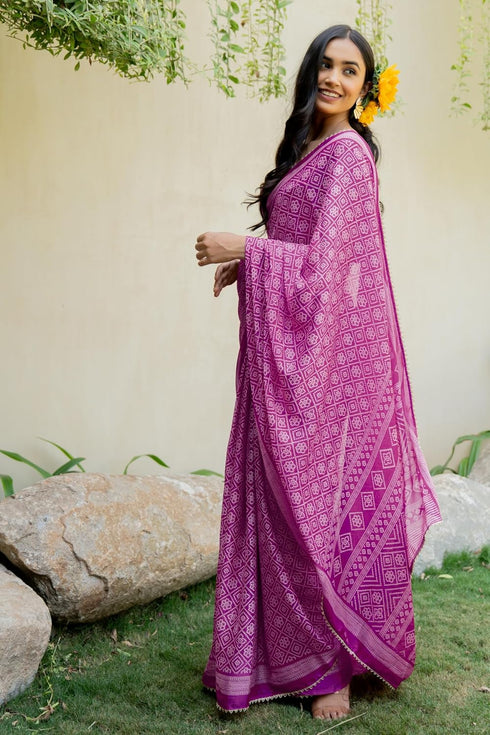Vasthrlay Fashion Georgette Leheriya Turquoise Ethnic Wear