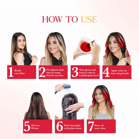 Cosglam Semi Permanent Hair Color for Women & Men – Model #23