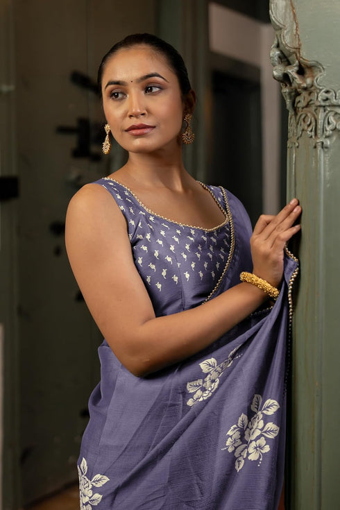 Vasthrlay Fashion Chiffon Printed Ethnic Wear