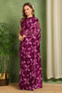 Vasthrlay Fashion Chiffon Printed Red Ethnic Wear