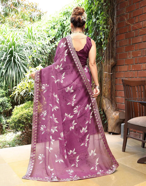 Vasthrlay Georgette Lightweight Regular Az Ys Hiru Ethnic Wear