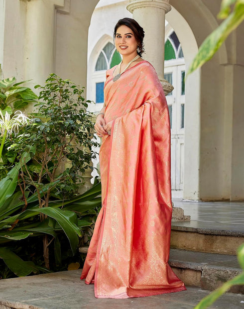 Vasthrlay Banarasi Traditional Jacquard Az Ys Shayani Ethnic Wear