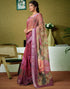 Vasthrlay Womens Cotton Printed Brown Saree