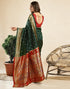 Vasthrlay Paithani Jacquard Unstitched Pink Saree