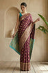 Vasthrlay Purple Jacquard Saree