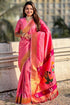 Vasthrlay Kanjivaram Paithani Unstitched Mahendi Ethnic Wear