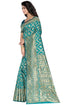 VasthrlayFirozi Green Kanjivaram Saree