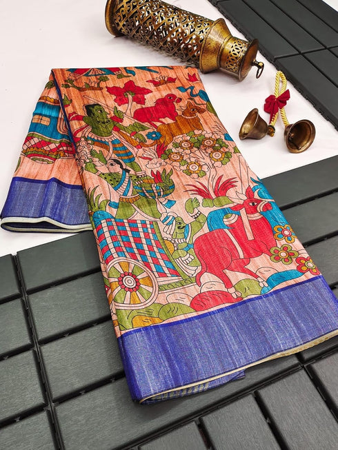 Vasthrlay Kalamkari Madhubani Print