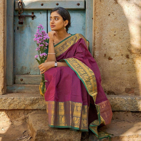 Vasthrlay Kanjivaram Wedding Saree