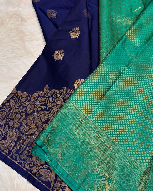 Vasthrlay Banarasi Unstitched Saree