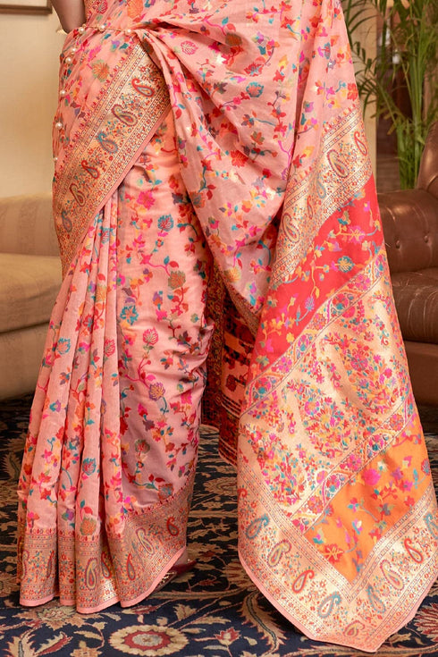 Vasthrlay Kanjivaram Handloom Kashmiri Ethnic Wear