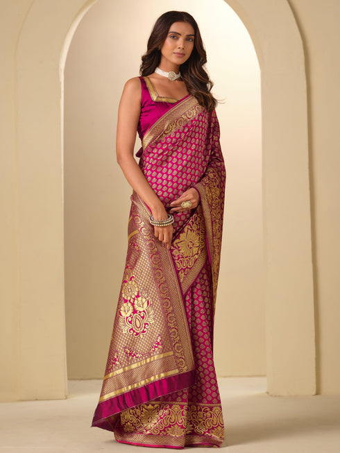 Vasthrlay Banarasi Woven Saree