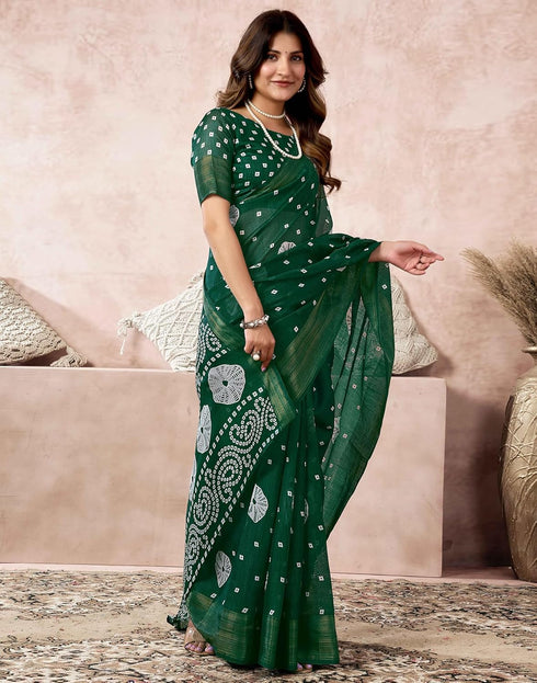 Vasthrlay Womens Cotton Blouse Teal Saree