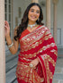 Vasthrlay Georgette Printed Orange Saree