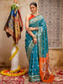 Vasthrlay Weaving Paithani Black Saree