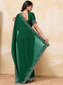 Vasthrlay Maroon Unstitched Saree
